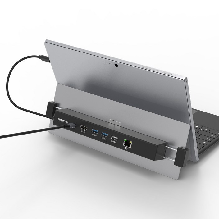 서피스 태블릿 노트북 C타입 6in1 USB 멀티 허브 도킹스테이션 HDMI LAN 3포트