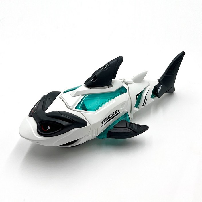 LED 신나는 멜로디 전동 움직이는 아기상어 로봇 장난감