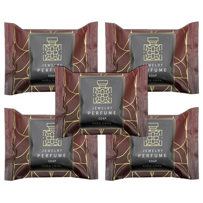 태광 주얼리 퍼퓸 비누 고급 향수비누 바디솝 80g 5개