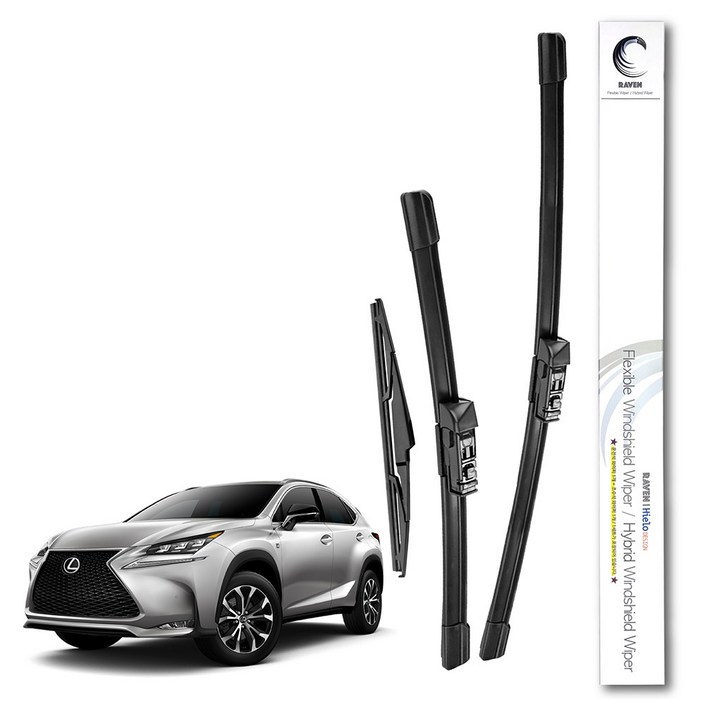 레이븐 렉서스 NX 200t 300 300h 350h 450h 플랫 하이브리드 와이퍼 운전석조수석 세트 650400