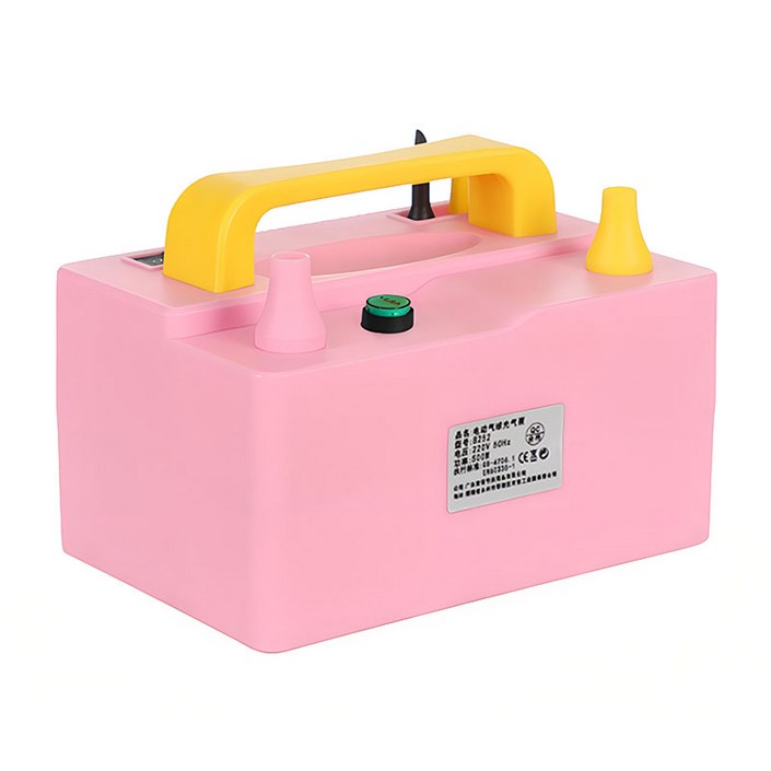 BOROSINO 멀티 인플레이터 B252 라운드 요술 은박풍선 겸용 전동 에어펌프, 1개, 핑크