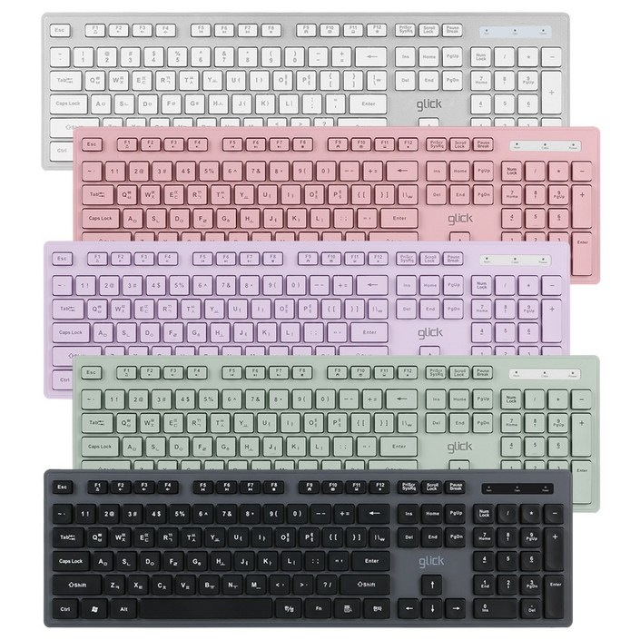 지클릭커 오피스프로 저소음 슬림 무선 블루투스 키보드 WK10