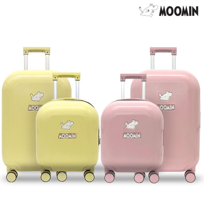 [MOOMIN]무민 에그볼 18인치 22인치 기내용 화물용 확장형 하드캐리어
