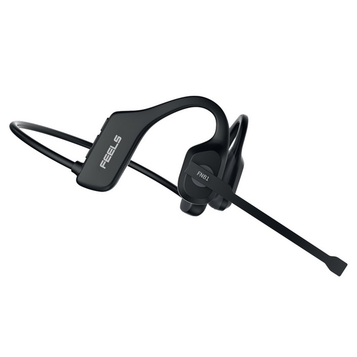 마치 옆에서 통화하는듯한 ENC 고감도 붐 마이크와 귀를막지않는 오픈이어 골전도형 헤드셋 FEELS FNB1, FNB1, FEELS FNB1