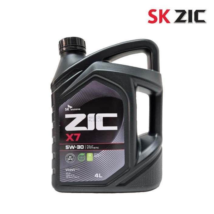 ZIC X7 5W30 지크 엔진오일 4리터 가솔린