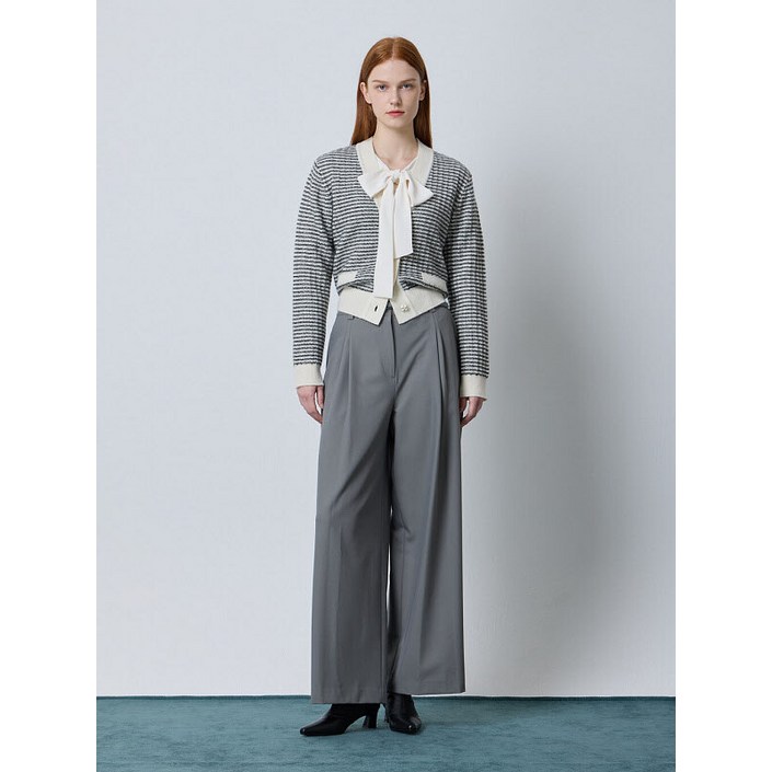 씨씨콜렉트 CC collect. 벨티드 투턱 와이드 팬츠C243MSA003 P003668914 2725854