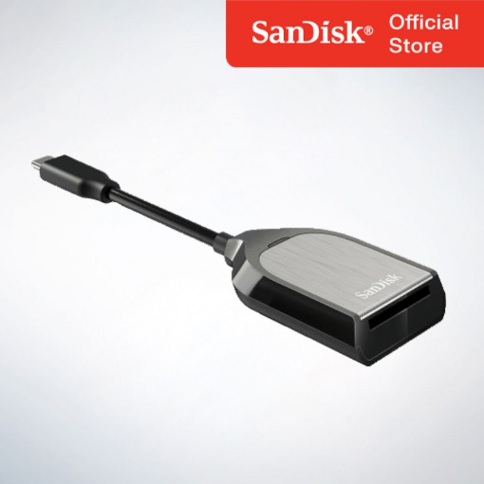 샌디스크코리아 공식인증정품   Extreme Pro 익스트림 프로 SD 카드 UHS-ll UHS-2 USB-C 리더기 SDDR-409