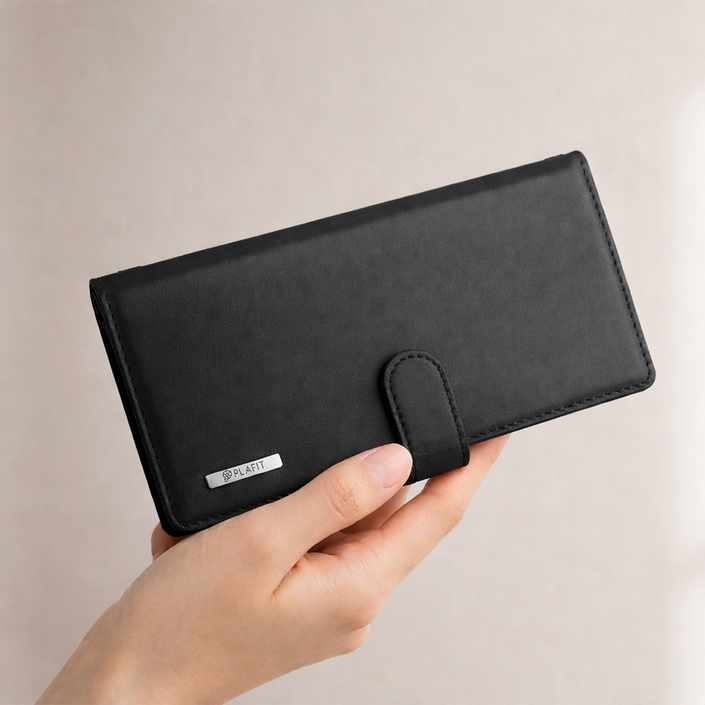 브레텐 천연 소가죽 카드수납 지갑형 다이어리 케이스