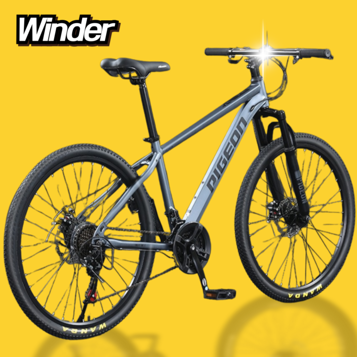 윈더 MTB 자전거 싸이클 21단 24인치 26인치 입문용 산악 바이크 출퇴근 사이클 성인
