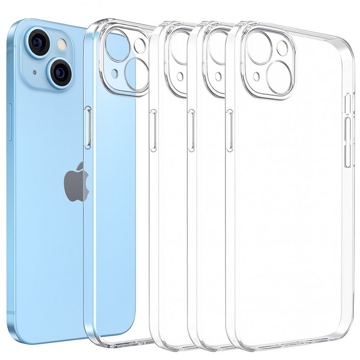 아이엔조이 슬림 카메라 보호 젤리 투명 케이스 4개