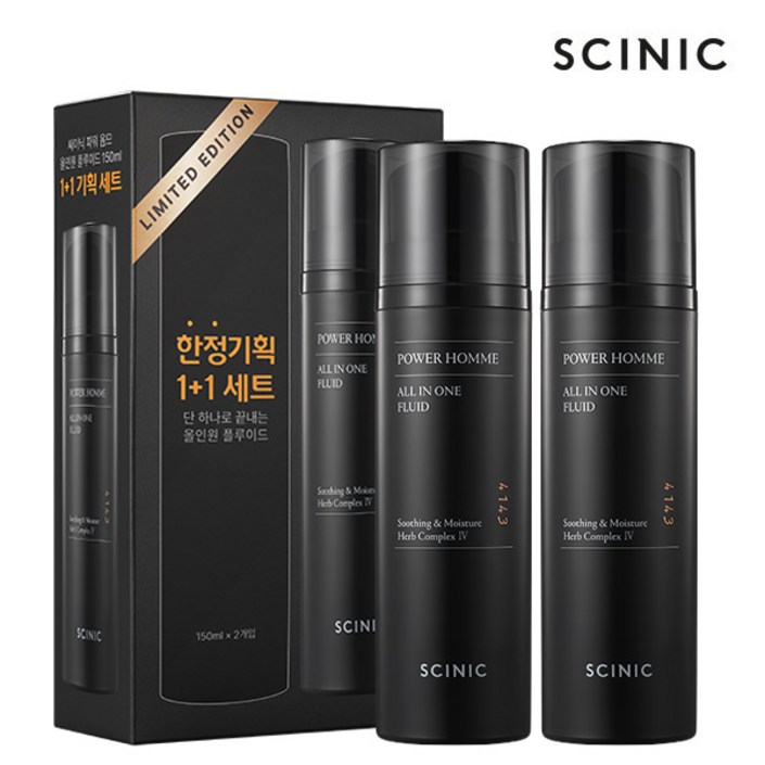11 싸이닉 파워 옴므 올인원 플루이드 대용량, 2개, 150ml