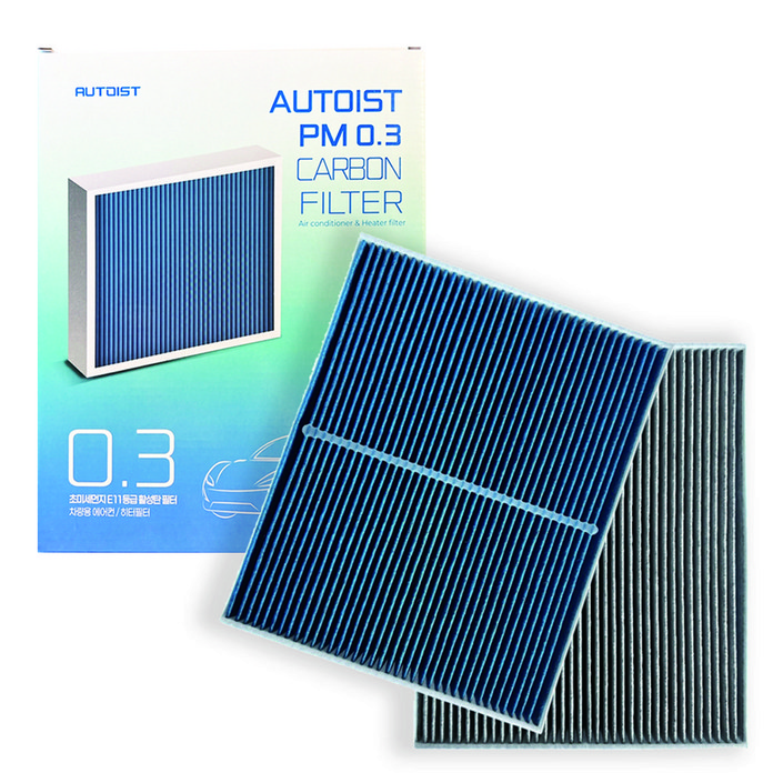 오토이스트 PM0.3 뉴SM3 SM3 ZE EV 네오 활성탄 에어컨필터, 6개, S03