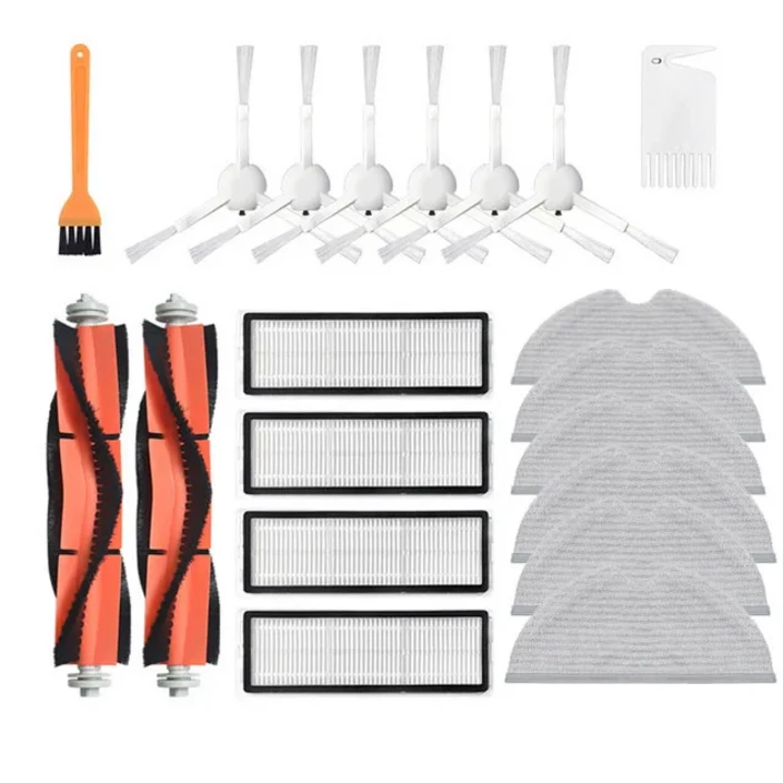 Xiaomi Mijia 진공 1C F9 청소기 STYTJ01ZHM 및 용 새 메인 브러시 Hepa 필터 사이드  천
