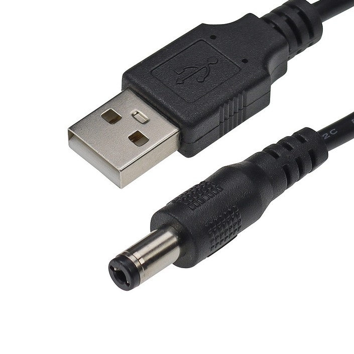 USB A타입 to DC 변환 케이블 외구경 5.5mm 내구경 2.1mm 컨버터 공유기 셋톱박스 전화기 다양한 전자기기용 충전 지원 케이블, 100cm, 1개 USB A타입 to DC 변환 케이블 외구경 5.5mm 내구경 2.1mm 컨버터 공유기 셋톱박스 전화기 다양한 전자기기용 충전 지원 케이블, 100cm, 1개