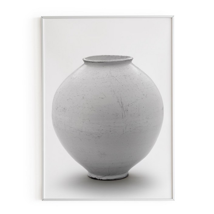 국보 보물 대형 백자 달항아리 액자 집꾸미기 인테리어 거실액자, 보물 달항아리 B (화이트프레임)