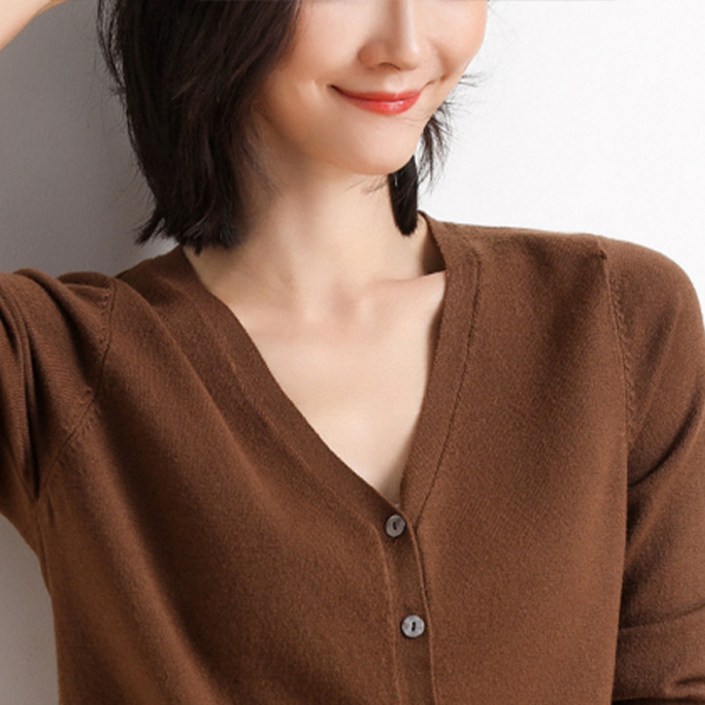 에리페 여성용 소프트 베이직 아실리아 가디건
