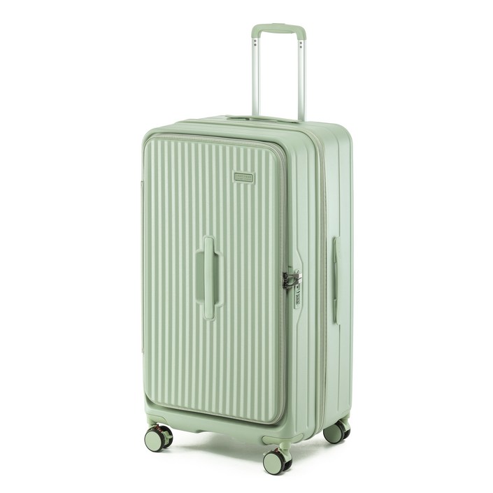 100pc 전면 개방형 캐리어 확장형 대용량 캐리어 대형 여행 트렁크 가방 tsa락