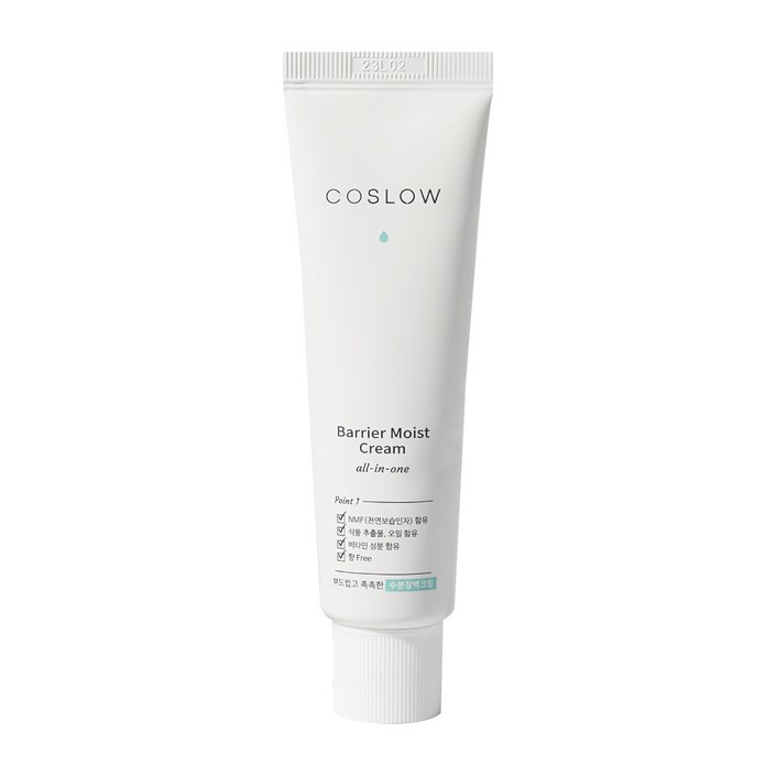 논코메도제닉 코슬로우 여드름 수분크림 60ml 청소년 여드름 화장품 배리어모이스트올인원크림 등드름 가드름 크림 성인 트러블 피부, 1개, 60ml