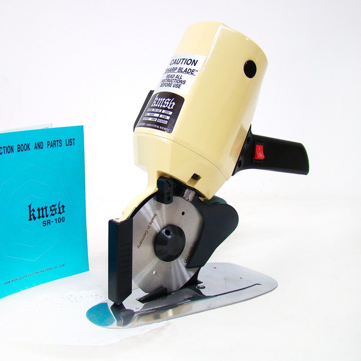 (오렌지미싱) 국산 손재단기 100mm 원단 핸드커터 전동재단기