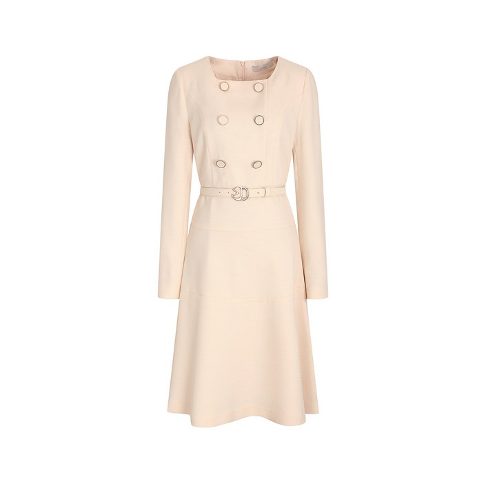 jj지고트 스퀘어넥 플레어 원피스 여성원피스 봄가을 간절기