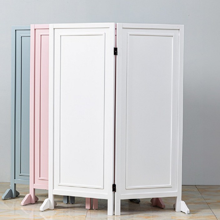 심플리스 웨인스 미니 2단 가벽 낮은 파티션 가림막 원목 이동식 접이식 인테리어