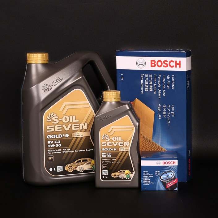 싼타페DM 엔진오일 세트 세븐골드O0096A2445