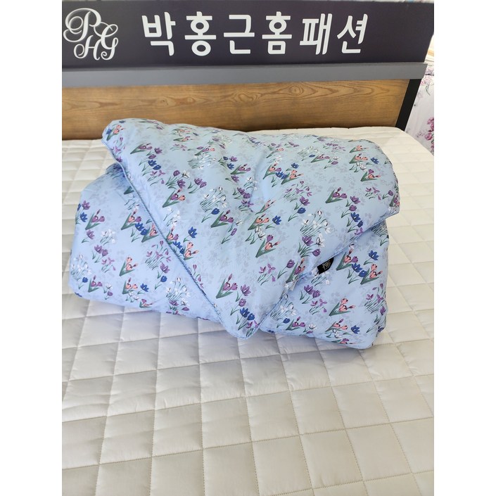백화점 BEST 박홍근홈패션 사랑스런 튤립꽃 세미마이크로 알러지케어 차렵이불 PD25FB35029BLD 아울렛