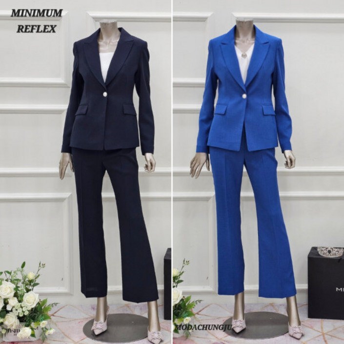 미니멈 여성 정장 데일리 심플 스타일룩 MD 자켓 팬츠 셋트 MYBGWJ3020P3020 ACJDH2266496