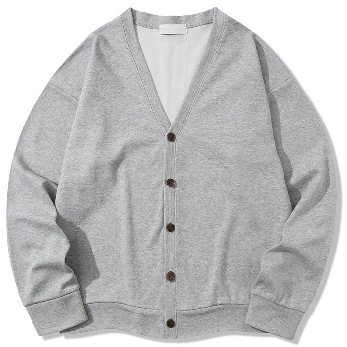 일루소 남성용 소프트 특양면 가디건