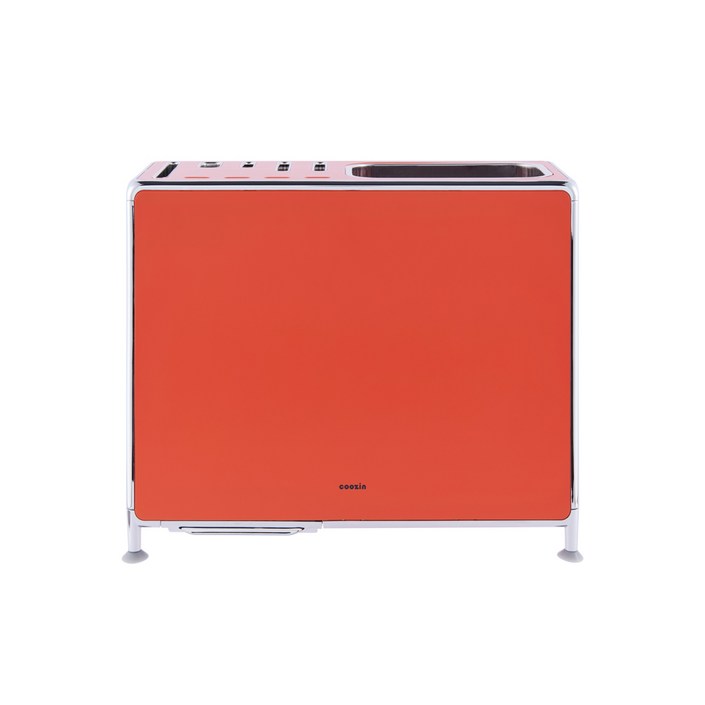 쿠진 나이프케어 오브제 칼소독기 본체쿠진 나이프 세트, 코랄오렌지쿠진칼세트