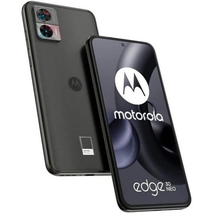 모토로라 엣지 30 네오 듀얼심 128GB ROM + 8GB RAM (GSM 전용 | CDMA 없음) 공장 잠금 해제 5G 스마트폰 (블랙 오닉스) - 국제 버전