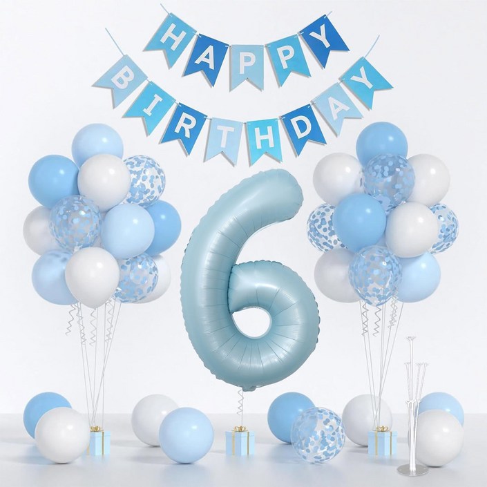 파티 용품 생일파티 풍선 올인원 세트