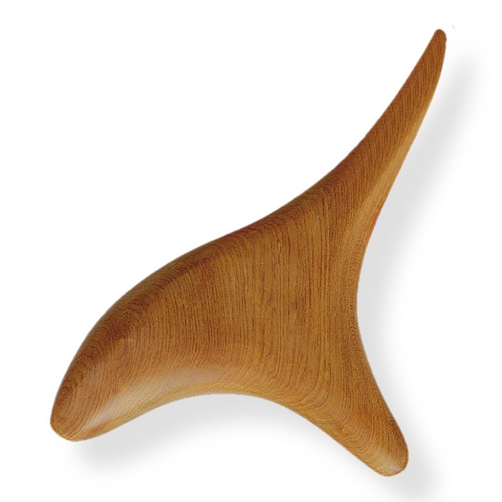 나무 괄사 지압봉 마사지기 두피 발 승모근 림프순환 이완