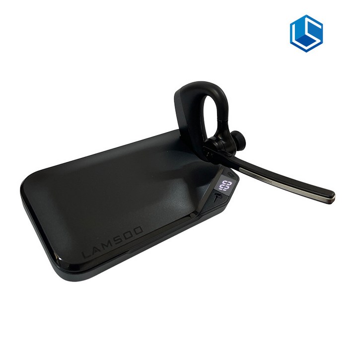 람쏘 신제품 LSSL70PLUS 퀄컴칩셋 노이즈캔슬링 핸즈프리 통화 용 귀걸이형 음질 품질 좋은 한쪽 업무용 블루투스 헤드셋 무선 이어폰 추천 주변잡음 99 상쇄 퀵충전