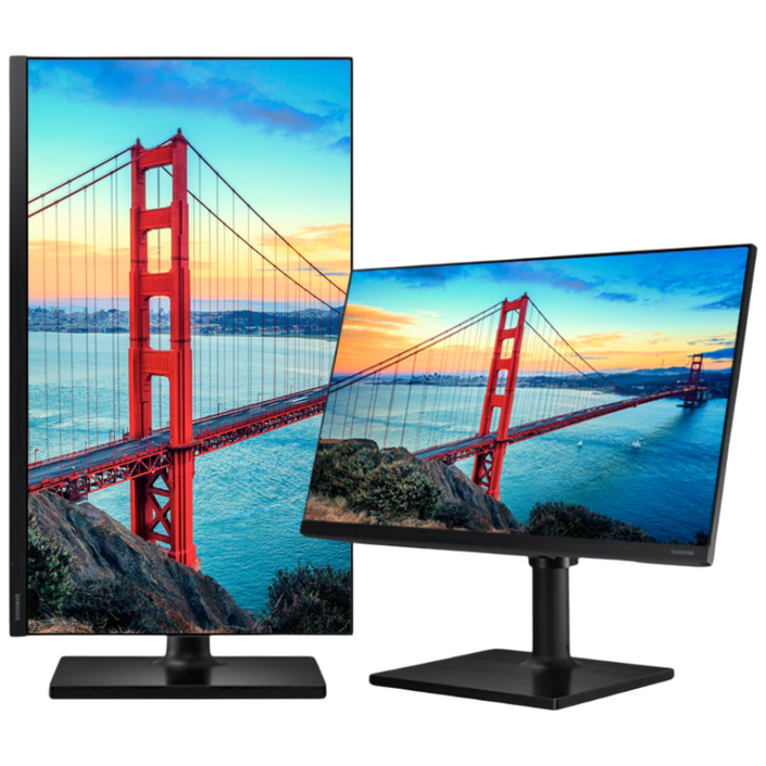 삼성전자 LF24T452FQ 24인치 모니터 FHD IPS 광시야각 피벗 HDMI DP 지원 2221연식 중고