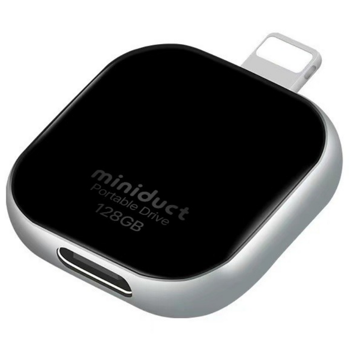미니덕트 에어포켓 8핀 USB 외장 하드 메모리 128GB, 1개, 128GB