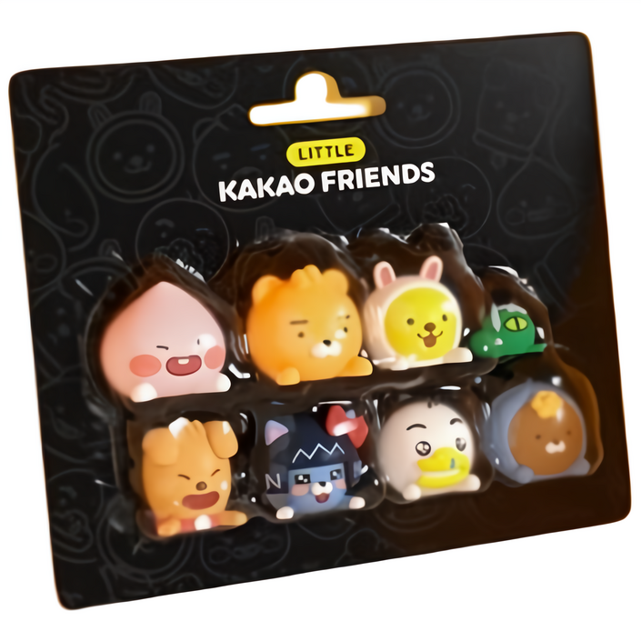 [당일배송] 귀여운 카카오프렌즈 차량용 장식품 인테리어 피규어 8종세트