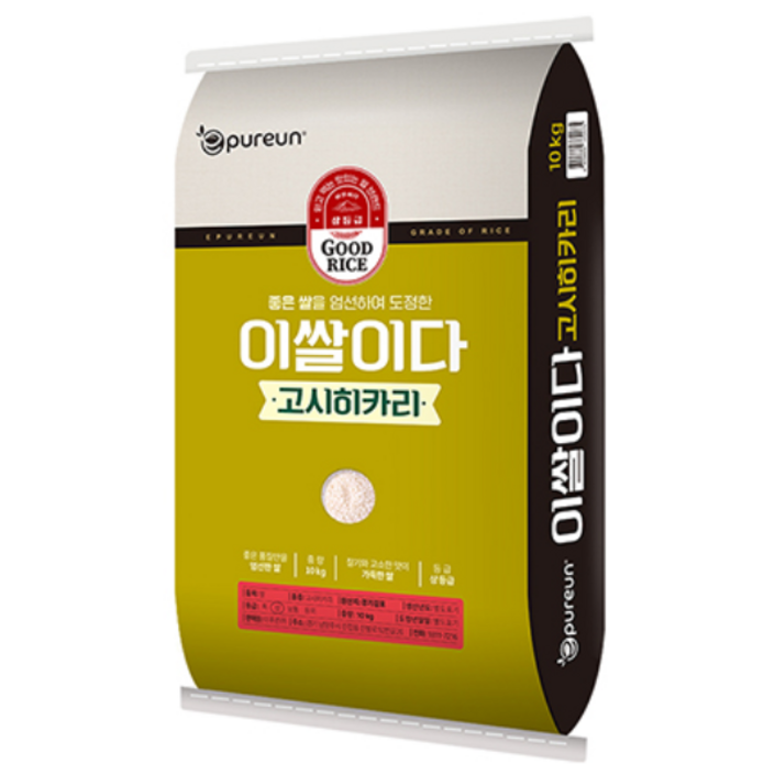 이쌀이다 고시히카리, 10kg, 1개