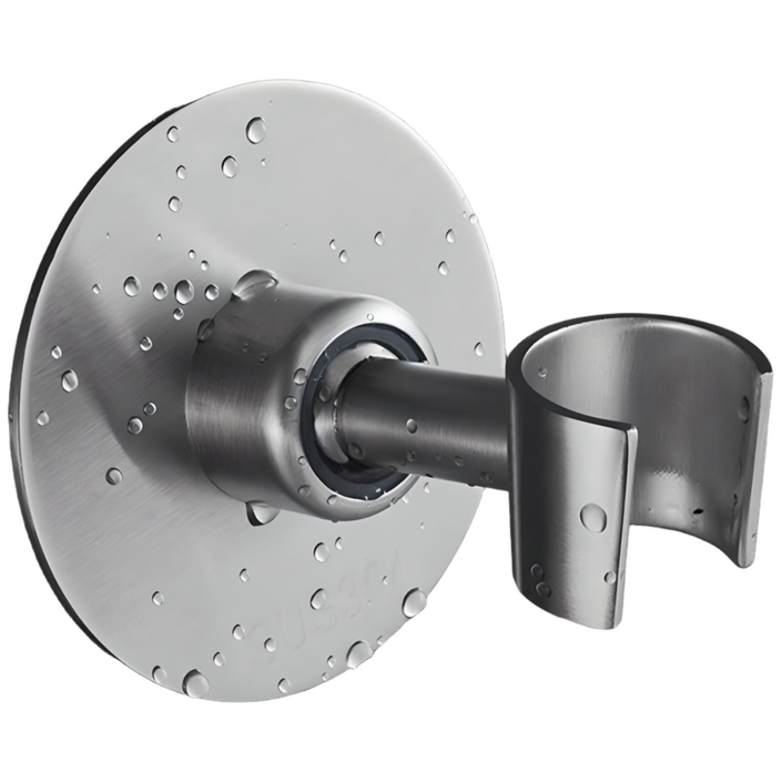 25사이즈 입고완료  무타공 접착식 스텐레스 각도조절 샤워기 걸이 거치대