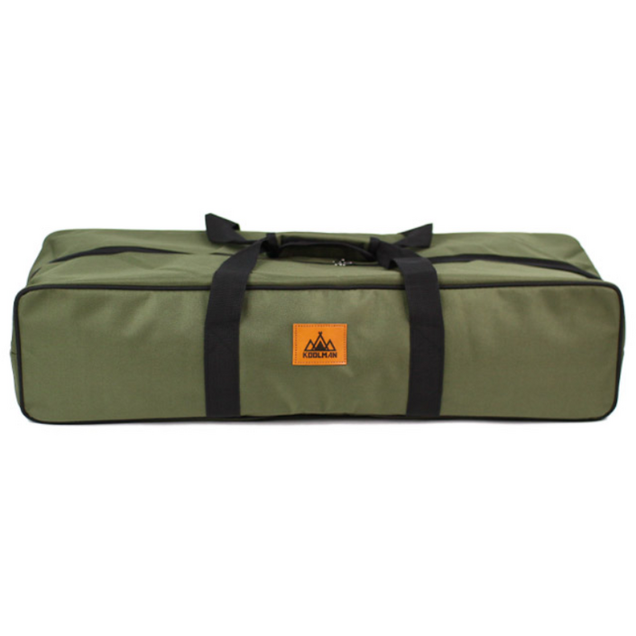 쿨맨 다용도 테이블 수납가방 고급형, 테이블 수납가방고급형  올리브그린, 1단, 1개