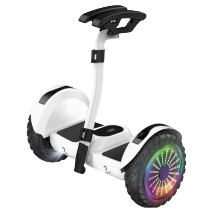 레디고 충격흡수 호버보드 투휠 카트레이싱 전동외발휠 레이싱카드 고카트 전동휠, 충격흡수 휠  화이트, 1개