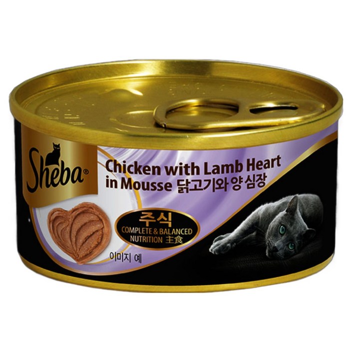 쉬바 어덜트 고양이 무스 주식캔