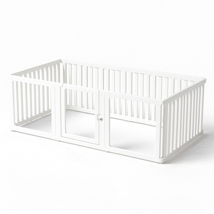 확장형 강아지 울타리 애견펜스 세트, 1개, 화이트