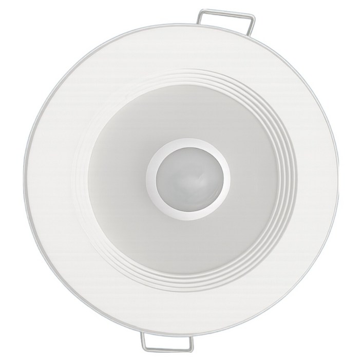 루미안 KS 국산 LED 다운라이트 센서등 타공 3인치8Cm 8W 현관등 복도등, 300개, 전구색노란색 3000k