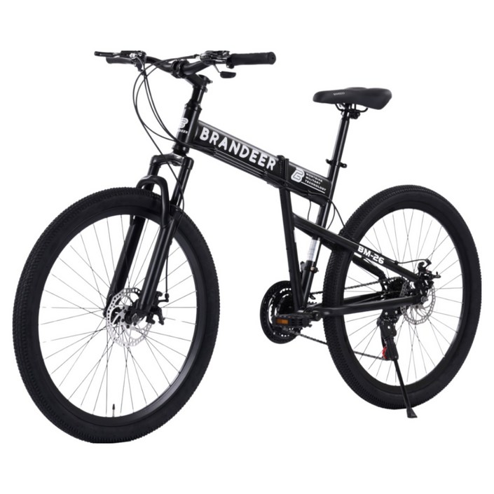 브랜디어 바이크 2025년형 접이식 MTB 자전거 26인치 입문용 21단 서스펜션 BM26