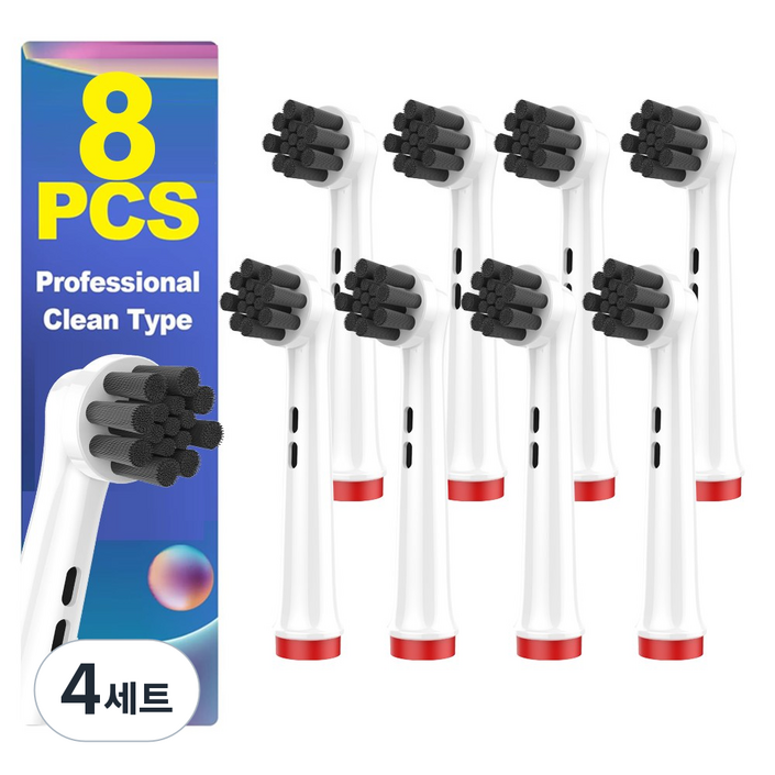 주주미엘 호환 오랄비 차콜클린 전동 칫솔모 리필모