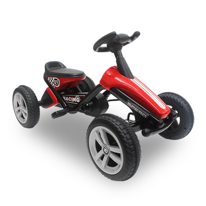 파파스토이 레이싱 페달 붕붕카 무소음 네발자전거