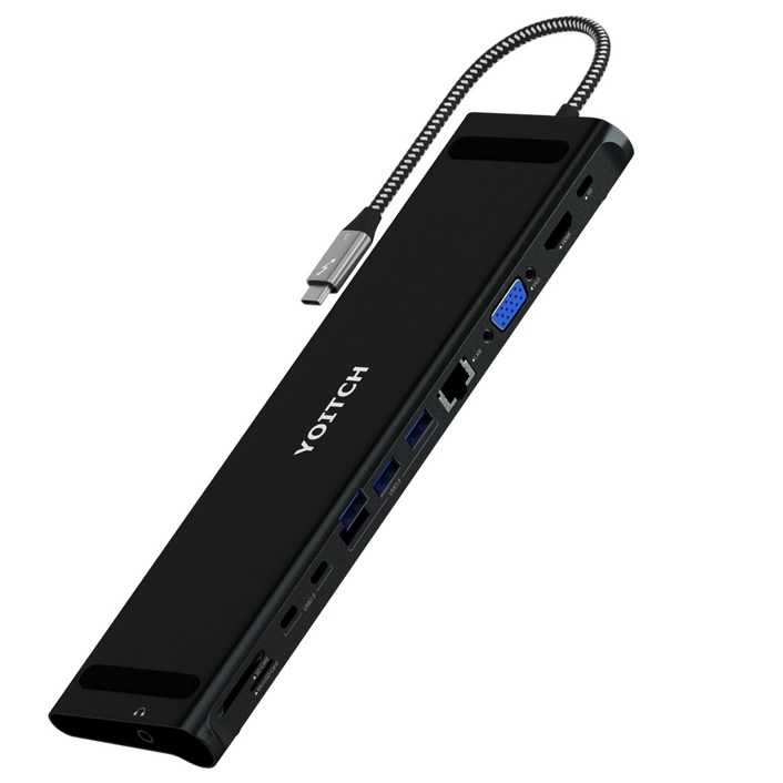 요이치 썬더볼트3 바이링크 12in1 c타입 USB 허브 YHUB-100