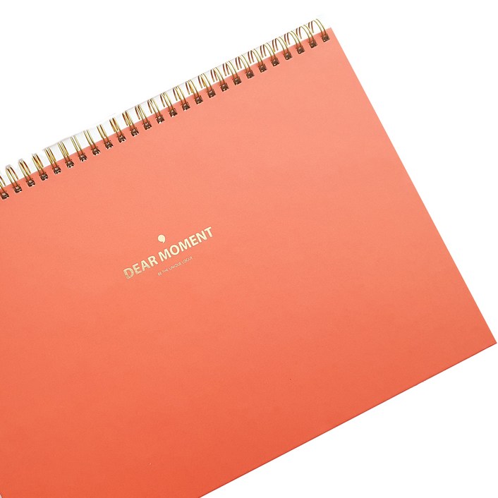 제이로그 v2 재택근무 스케줄 매니저 위클리 플래너 A4 만년형, 오렌지, 1세트