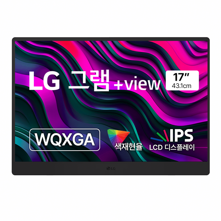 LG전자 WQXGA 그램 +view 모니터